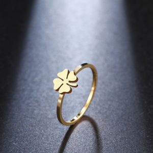 Bague Tr&egrave;fle &agrave; 4 Feuilles