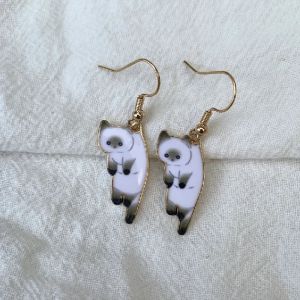 Boucles d'Oreille Chat Cute