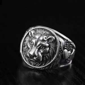 Bague T&ecirc;te de Lion