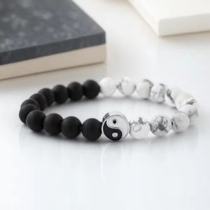 Bracelet Yin Yang Bicolore Homme femme