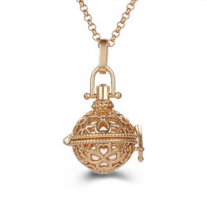 Collier Femme Enceinte Bola de Grossesse avec Pendentif Creux
