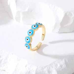 Bague Mauvais Oeil Bleu Turc