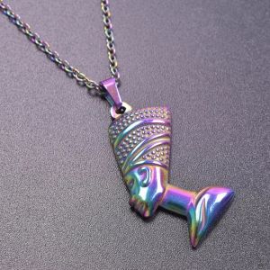 Collier avec Pendentif Egyptien de Nefertiti