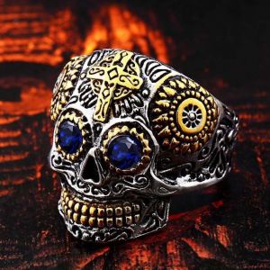 Bague Tête de Mort Mexicaine
