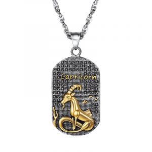 Collier avec Pendentif de Style Signe du Zodiaque Astrologique