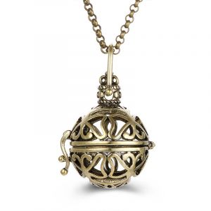 Collier Femme Enceinte Bola de Grossesse avec Pendentif Creux