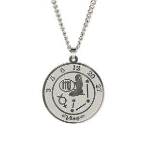 Collier avec Pendentif Signe du Zodiaque Astrologique Homme ou Femme