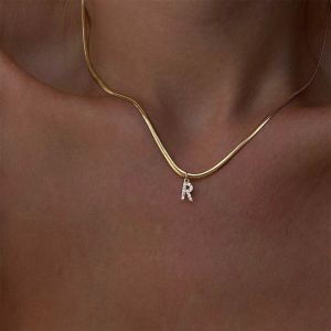 Collier Lettre Initiale Personnalis&eacute;