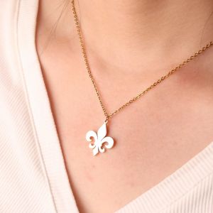 Collier & Pendentif Fleur de Lys