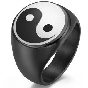 Bague Yin Yang pour Homme