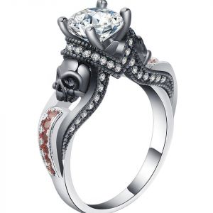 Bague Fine T&ecirc;te de Mort