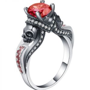 Bague Fine T&ecirc;te de Mort