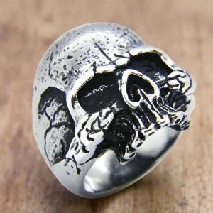Bague Homme T&ecirc;te de Mort Skull