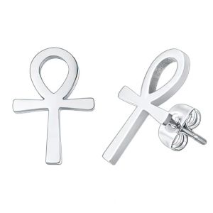 Boucles d'Oreilles Egypte Croix d'Ankh Homme Femme