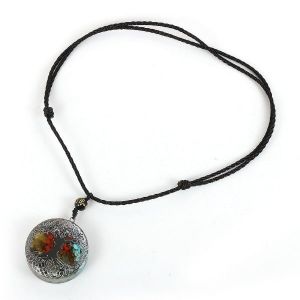 Pendentif Pierre Orgonite & Collier Homme femme Protection Méditation