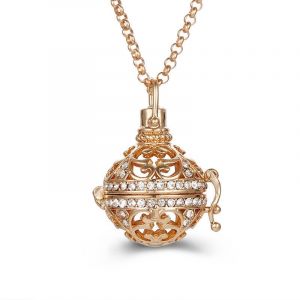 Collier Femme Enceinte Bola de Grossesse avec Pendentif Creux