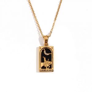 Collier avec Pendentif Tarot
