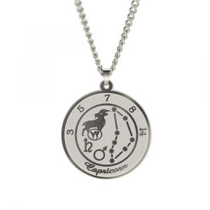Collier avec Pendentif Signe du Zodiaque Astrologique Homme ou Femme