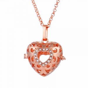 Collier Femme Enceinte Bola de Grossesse avec Pendentif Creux