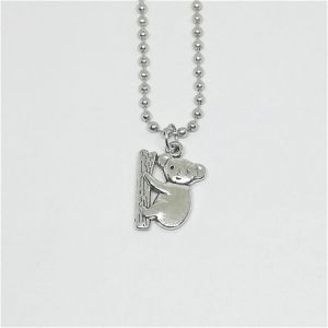 Collier Pendentif Koala En Argent
