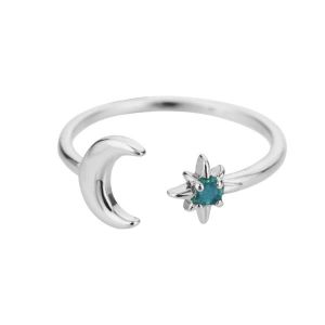 Bague Lune Femme Astres