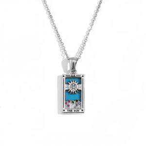 Collier avec Pendentif Tarot
