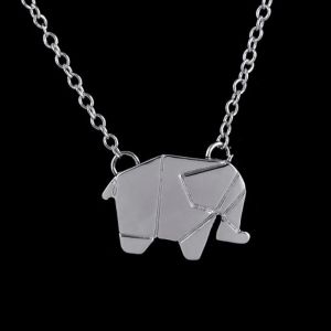 Collier Elephant Origami