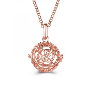 Collier Femme Enceinte Bola de Grossesse avec Pendentif Creux