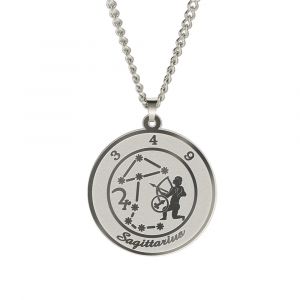 Collier avec Pendentif Signe du Zodiaque Astrologique Homme ou Femme