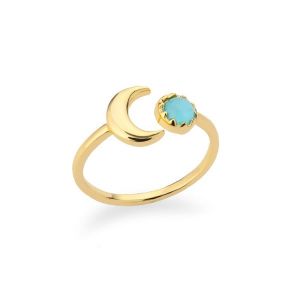 Bague Lune Femme Astres