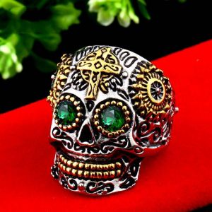 Bague T&ecirc;te de Mort Mexicaine