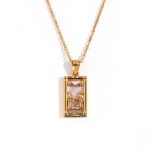 Collier avec Pendentif Tarot