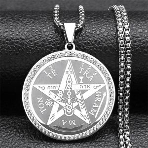 Collier Pendentif Pentacle Sorcellerie Wiccan