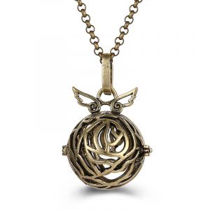 Collier Femme Enceinte Bola de Grossesse avec Pendentif Creux