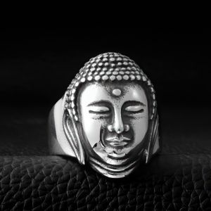 Bague Bouddha Argent Or