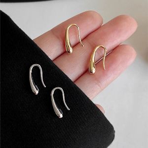 Fines Boucles d'Oreilles Pendantes Goutte d'Eau