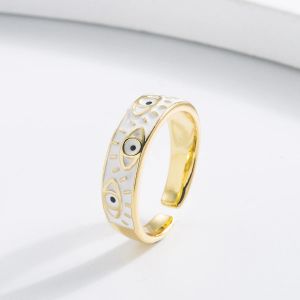 Bague Contre Mauvais Oeil Bleu Turc