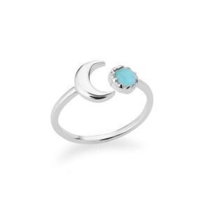 Bague Lune Femme Astres