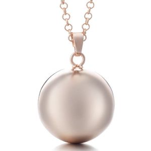 Collier Femme Enceinte Bola de Grossesse avec Pendentif Color&eacute;