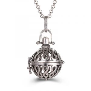 Collier Femme Enceinte Bola de Grossesse avec Pendentif Creux