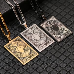 Collier avec Joli Pendentif Signe du Zodiaque Astrologique