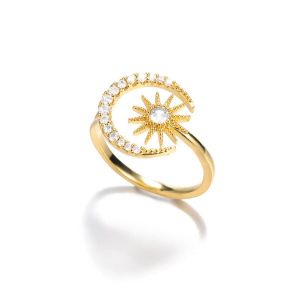 Bague Lune Femme Astres