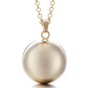 Collier Femme Enceinte Bola de Grossesse avec Pendentif Color&eacute;