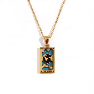 Collier avec Pendentif Tarot