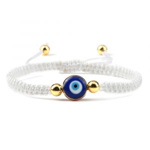Bracelet Tresse Contre Mauvais Oeil Bleu