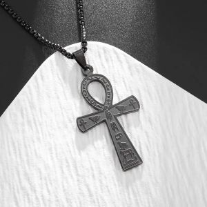 Collier Pendentif Amulette Croix D'Ankh Egypte