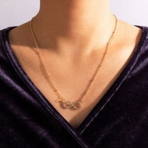 Collier Symbole Infini Pendentif Femme
