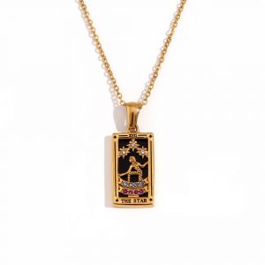 Collier avec Pendentif Tarot