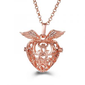 Collier Femme Enceinte Bola de Grossesse avec Pendentif Creux