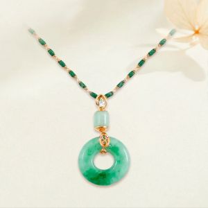 Collier de Paix et Bénédiction en Jade Hetian